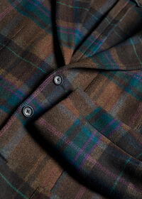 Paul Stuart Horseblanket Brown Plaid Sport Coat, thumbnail 3