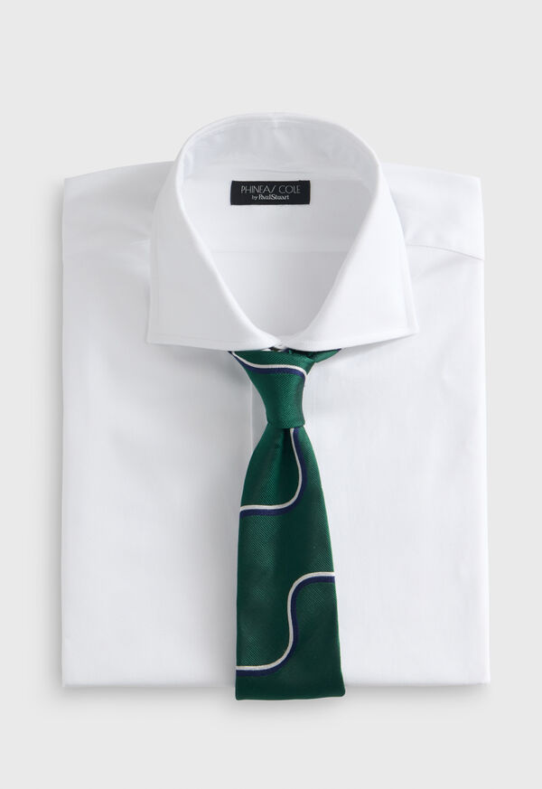 Paul Stuart Silk Deco Wave Tie, image 3