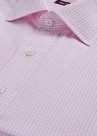 Paul Stuart Graph Check Slim Fit Dress Shirt, thumbnail 2