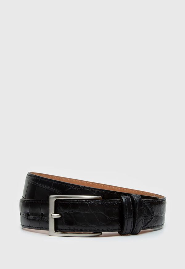 Paul Stuart Matte Alligator Belt, image 1