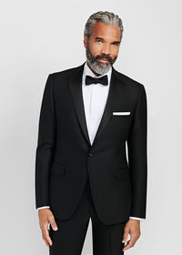 Paul Stuart Black Italian Wool Tuxedo, thumbnail 2