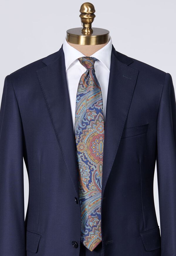 Paul Stuart Silk English Paisley Print Tie, image 2