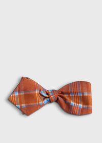 Paul Stuart Habotai Silk Plaid Bow Tie, thumbnail 1