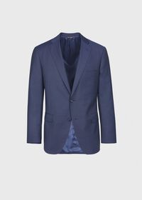 Paul Stuart Navy Wool Pindot Suit, thumbnail 3