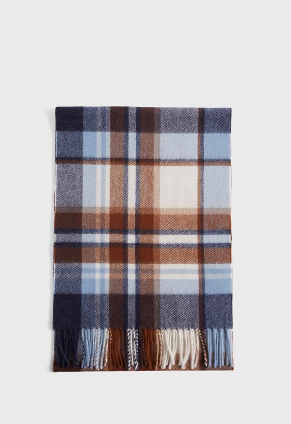 Paul Stuart Cashmere Plaid Scarf, image 2