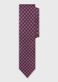 Paul Stuart Square Pattern Silk Tie, thumbnail 1