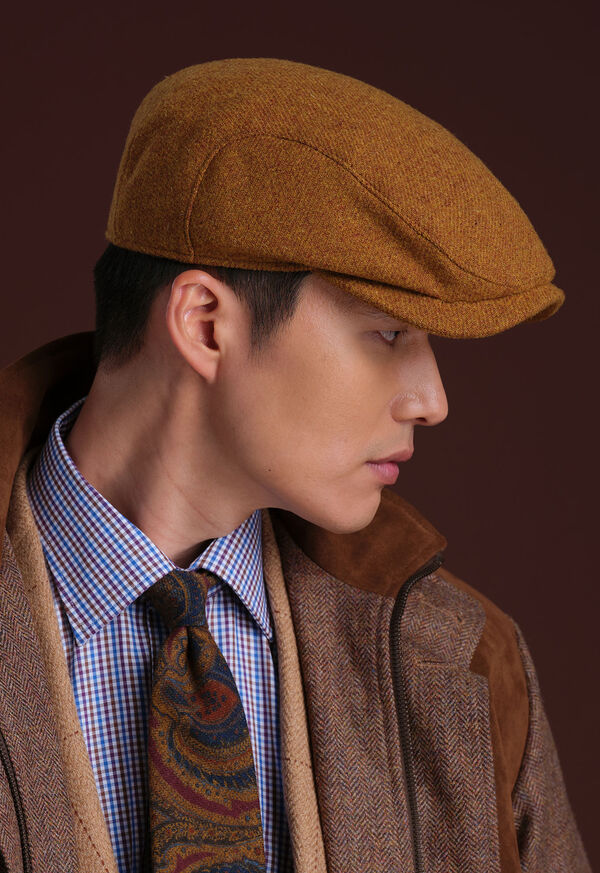 Paul Stuart Shetland Wool Melange Ivy Cap, image 2