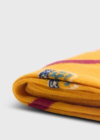 Paul Stuart Cotton Crest Motif Sock, thumbnail 2