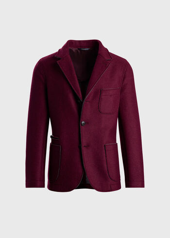 Paul Stuart Wool Patch Pocket Jacket