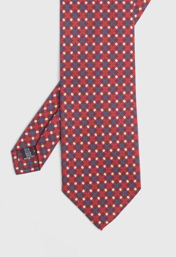 Paul Stuart Vintage Block Print Tie, image 1