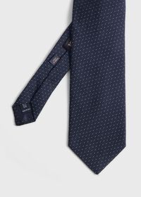 Paul Stuart Woven Silk Micro Pattern Tie, thumbnail 1
