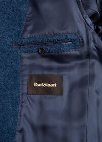 Paul Stuart Teal Blue Long Hair Overcoat, thumbnail 4