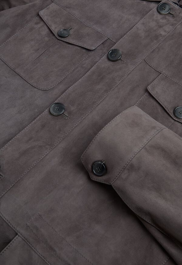 Paul Stuart Suede Safari Jacket, image 2