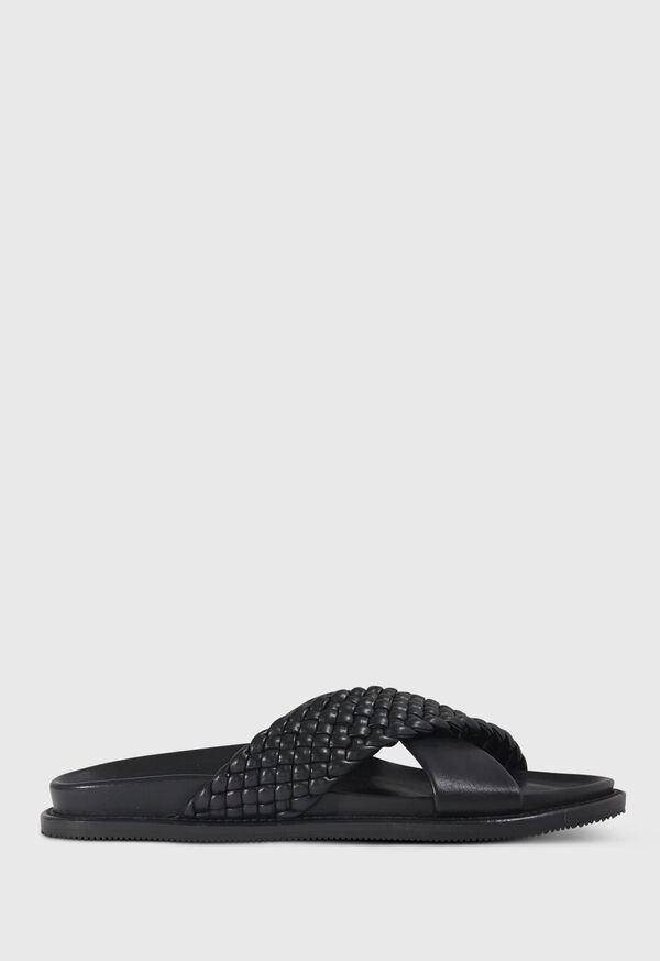 Paul Stuart Palau Woven Leather Slide, image 1