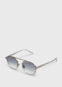Paul Stuart Zegna Shiny Metal with Gradient Smoke Lens, thumbnail 3