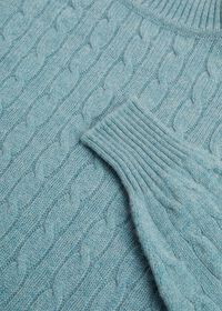 Paul Stuart Scottish Cashmere Cable Knit Turtleneck, thumbnail 2