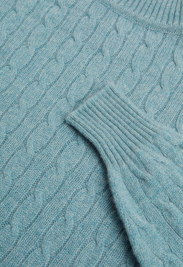 Paul Stuart Scottish Cashmere Cable Knit Turtleneck, image 2