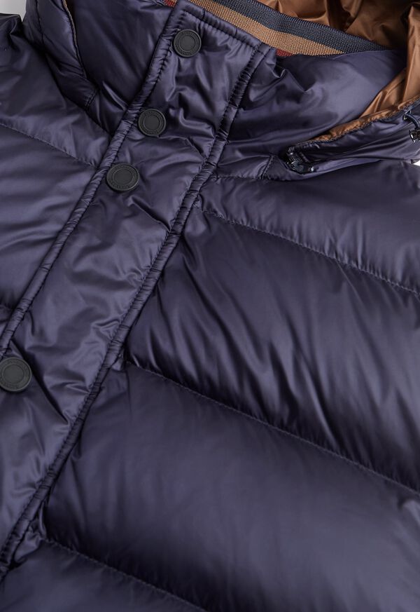 Paul Stuart Quilted Down Vest with Removable Hood, image 3