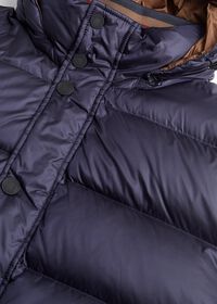 Paul Stuart Quilted Down Vest with Removable Hood, thumbnail 3