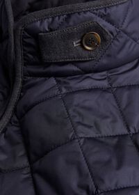 Paul Stuart Nylon Quilted Vest with Piping, thumbnail 12