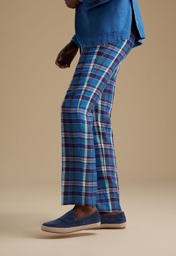 Paul Stuart The Blue St Croix Espadrille with Plaid Pant, image 1