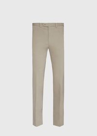 Paul Stuart Stone Brushed Cotton Twill Pant, thumbnail 1