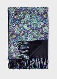 Paul Stuart Reversible Floral Scarf, thumbnail 2