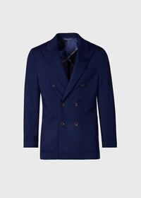 Paul Stuart Wool Knit Jersey Double Breasted Blazer, thumbnail 1