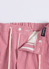 Paul Stuart Striped Cotton Blend Drawstring Seersucker Trouser, thumbnail 2