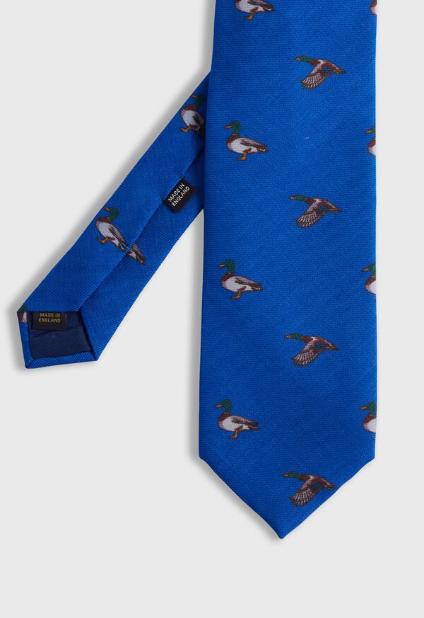 Paul Stuart Printed Wool Mallard Tie, image 1