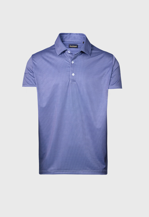 Paul Stuart Ultra Soft Deco Dot Performance Polo, image 1