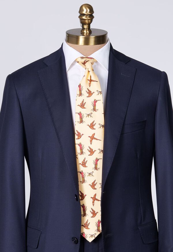 Paul Stuart Silk Madder Hunting Scene Tie, image 2