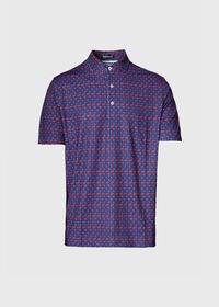 Paul Stuart Wine Glass Motif Performance Polo, thumbnail 1