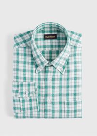 Paul Stuart Plaid Flannel Sport Shirt, thumbnail 1