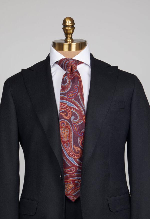 Paul Stuart Silk & Wool Triangle Tie, image 2