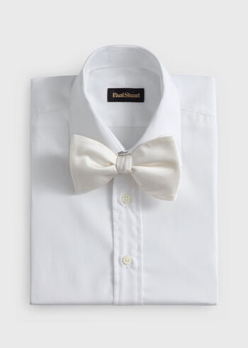 Paul Stuart Woven Silk Grosgrain Bow Tie
