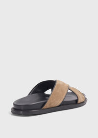 Paul Stuart Punta II Suede Crossover Slide, thumbnail 3