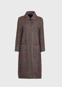 Paul Stuart Glen Plaid Tweed Cashmere Blend Coat, thumbnail 1
