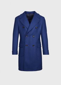 Paul Stuart Wool Double Breasted Coat, thumbnail 1