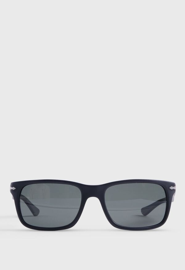 Paul Stuart Persol® Classic Havana Sunglasses with Green Lens, image 1