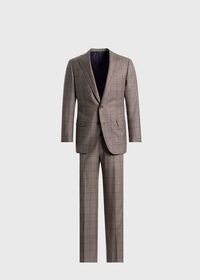 Paul Stuart Super 130s Wool Deco Plaid Suit, thumbnail 1