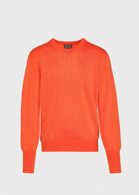 Paul Stuart Classic Cashmere V-Neck Sweater, thumbnail 41