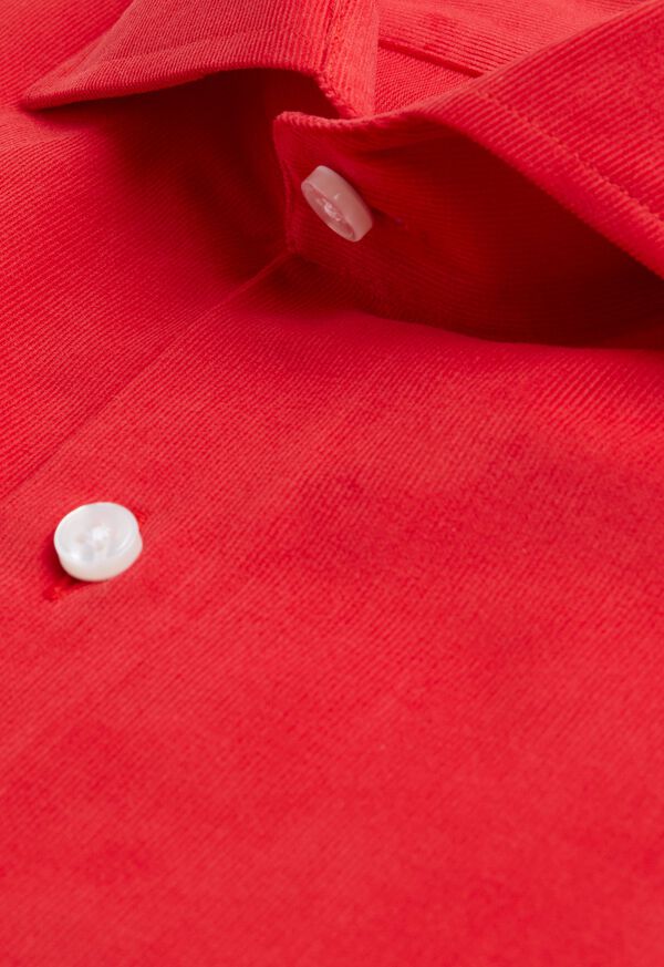 Paul Stuart Fine Wale Corduroy Sport Shirt, image 2