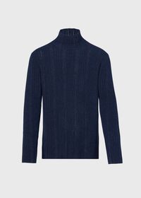 Paul Stuart Deco Rib Mock Neck Pullover Sweater, thumbnail 1