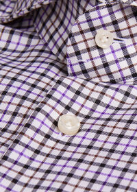 Paul Stuart Extreme Cutaway Collar Tattersall Shirt, thumbnail 2