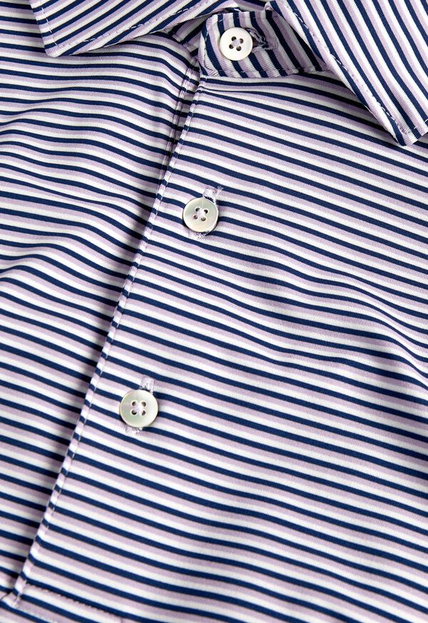 Paul Stuart Multi Color Stripe Performance Polo, image 2