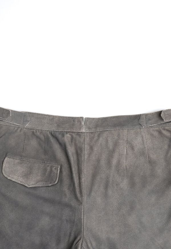 Paul Stuart Grey Leather Pant, image 3