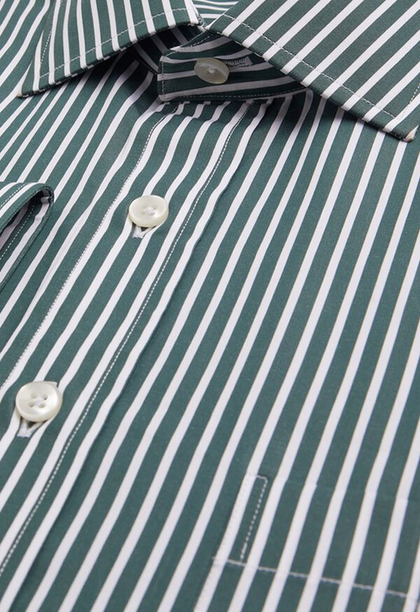 Paul Stuart Cotton Chalk Stripe Dress Shirt, image 2