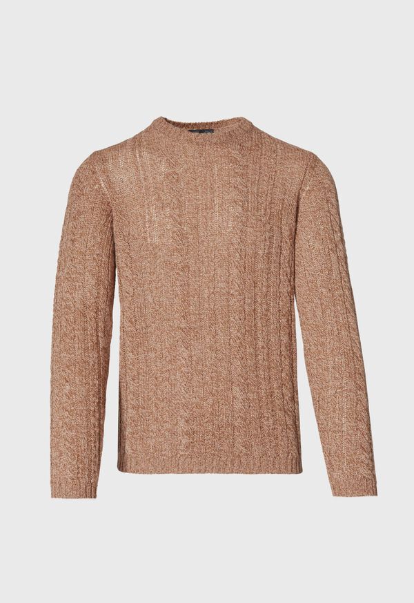 Paul Stuart Mélange Cable Crewneck Sweater, image 1