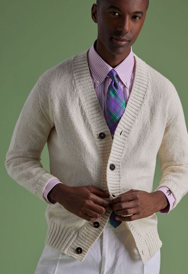 Paul Stuart Cotton Button Front Cardigan, image 4